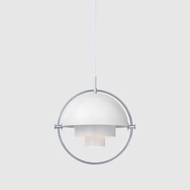 Gubi Multi-Lite Pendel Krom/Vit