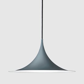 Gubi Semi Pendel 47Cm Antracitgrå