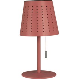 Pr Home Halvar Bordslampa/Utomhus Solcell/Usb Röd Ip44