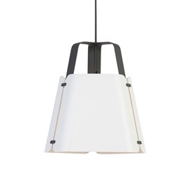 Belid T1434 Fold (Wrap) Pendel Antracit /Vitstruktur 34Cm Utgått