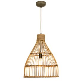 Aneta Lighting BURMA taklampa 40cm, natur rotting