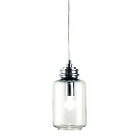 Aneta Lighting Jar Taklampa Krom/Klar