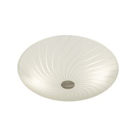 Aneta Lighting Cyklon plafond 34cm vit-stål