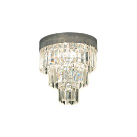 Aneta Lighting Belissa Plafond Rund 25,5Cm Krom Ip44