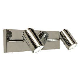 Aneta Lighting LIVORNO spot bad, dubbel, krom