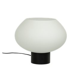 Aneta Lighting Bell Bordslampa Stor Svart-Opalvit