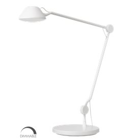 Fritz Hansen Aq01 Skrivbordslampa Vit Med Bordsfot