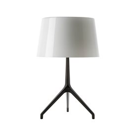 Foscarini Lumiere Bordslampa XXL Svartkrom/Vit Med Dimmer