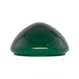Karlskrona Lampfabrik Bordsskärm-Ampelglas 235mm grön toppig