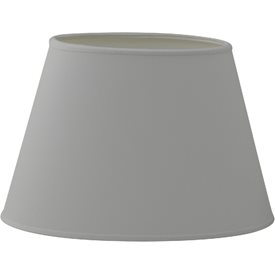 Hallbergs Belysning Lampskärm Oval 20Cm Vit Chintz