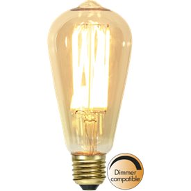 Star Trading Lyktlampa LED Vintage Gold ST45 3,7W E27