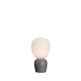 Belid B4001 Buddy bordslampa betongstruktur opalvit