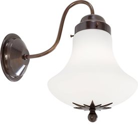 Konsthantverk Stoby Vägglampa 4792 Oxid 30Cm Med Stjärna