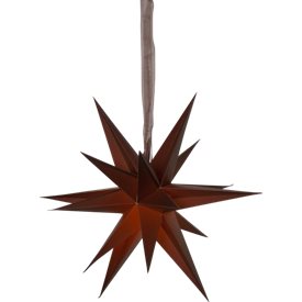 Star Trading December adventsstjärna 55, Brun