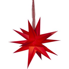Star Trading December adventsstjärna 55, Röd