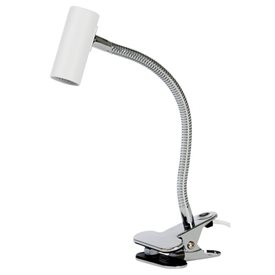 Belid S6756 Klämspot D-33 Flexarm Vit Led