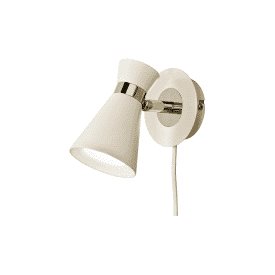 Aneta Lighting Trakt Väggspot Vit/Krom Gu10 Exkl. Ljuskälla