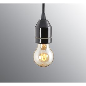 Ifö Electric Klack Pendel Svart/Svart Exkl Ljuskälla Inkl Takkopp