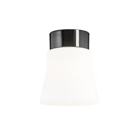 Ifö Electric Open Anna taklampa Svart/Matt Opalglas Ip21