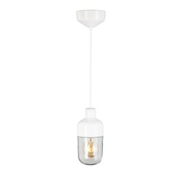 Ifö Electric Ohm Pendel 100/215 Vit/Klar Ip44