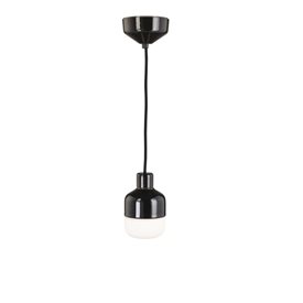 Ifö Electric Ohm Pendel 100/155 Svart/Matt Opal Ip44