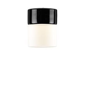 Ifö Electric Opus 100/125 Svart/Opalglas Vägg/Tak Ip44