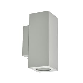Norlys Sandvik 1731 Dubbel vägglampa LED GU10 IP65, Alu