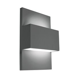 Norlys Geneve 1874 Vägglampa IP65, Grafit