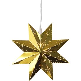 Star Trading Classic Adventsstjärna metall, Guld