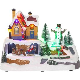 Star Trading Panorama Winterville Julby Snögubbe Stor