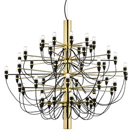 Flos 2097/50 Takkrona Mässing Inkl Ljuskällor Glödlampor