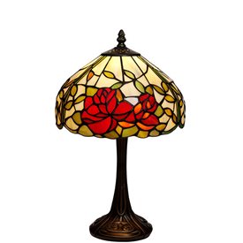 Nostalgia Design Rosor B17-25 Bordslampa Tiffany 25Cm