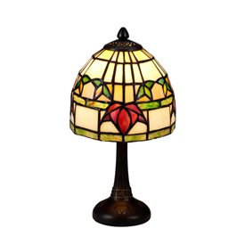 Nostalgia Design Fuchsia B99-15 Bordslampa Tiffany 15Cm