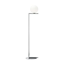 Flos IC Lights F1 Golvlampa Krom