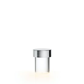 Flos Last Order laddningsbar bordslampa, Klar och krom