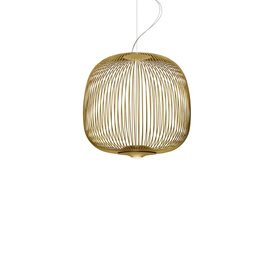 Foscarini Spokes 2 Midi Pendel Guld Led Dimbar Dali/Push