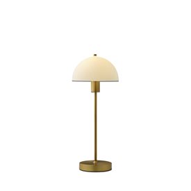 Herstal Vienda bordslampa 50 cm, mässing och opalglas