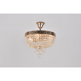 Norrsken Design Queen Kristallplafond 30Cm Fransk-Guld