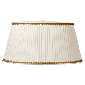 Ah Belysning Linnea Sk359 Lampskärm Oval, Beige Centrumhål