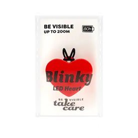 Save Lives Now Blinky Led Heart Red