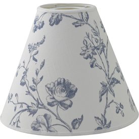 Hallbergs Belysning Aria Läslampskärm, Blå Laura Ashley Toppring E27