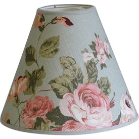 Hallbergs Belysning Rosemore Läslampskärm, Soft Grön Laura Ashley Toppring E27