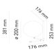 Flos IC Lights T1 Low Bordslampa Mässing