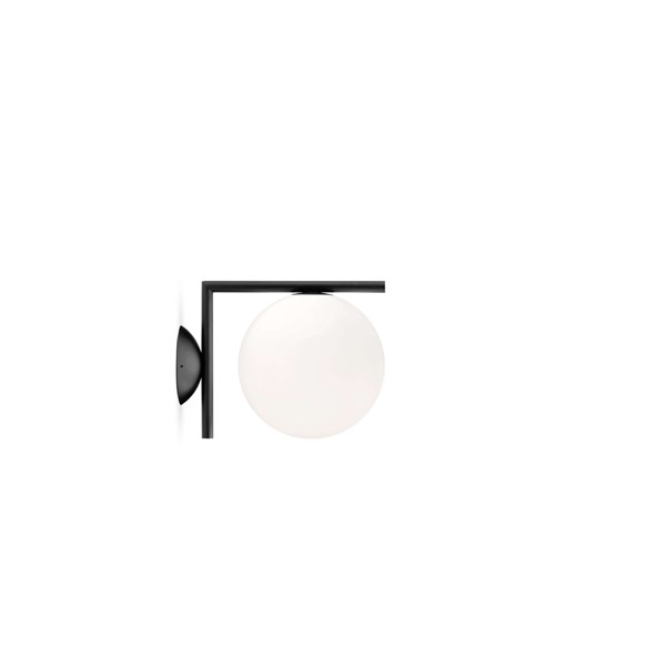 Flos IC Lights C/W1 Vägglampa/Taklampa Svart