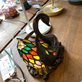 Nostalgia Design Swan Mosaik Bordslampa Tiffany