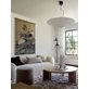 By Calixter Bonetto taklampa 85 cm, Vit och beige