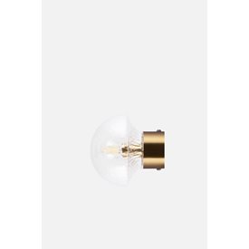 Globen Lighting Fungo 16 Vägglampa/Plafond Ip44, Borstad Mässing/Klar