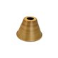 Konsthantverk Lampskärm Metall 16 cm toppringfäste, Råmässing