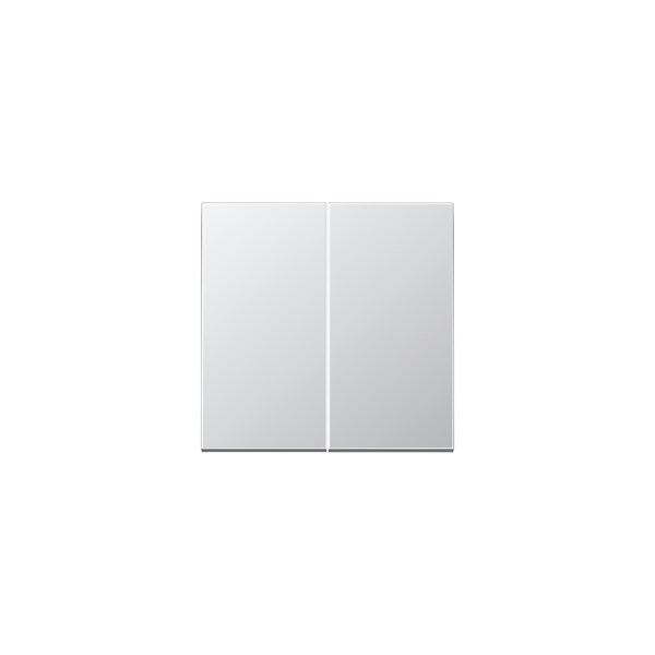 Jung Strömbrytare Återfjädr 2X1-Pol (Kron) Jung Aluminium Ls990