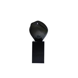 Nöjdh Design Glöd Bordslampa, Svart granit och glas